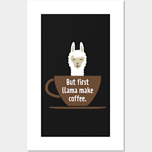 Coffee Llama Posters and Art